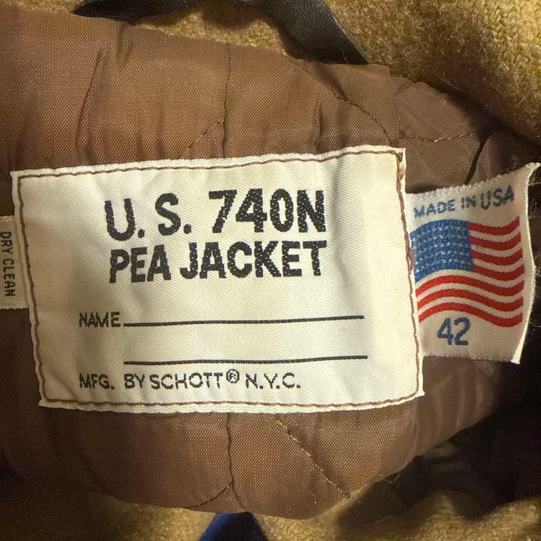 U.S. 740N PEACOAT ベージュ サイズ42