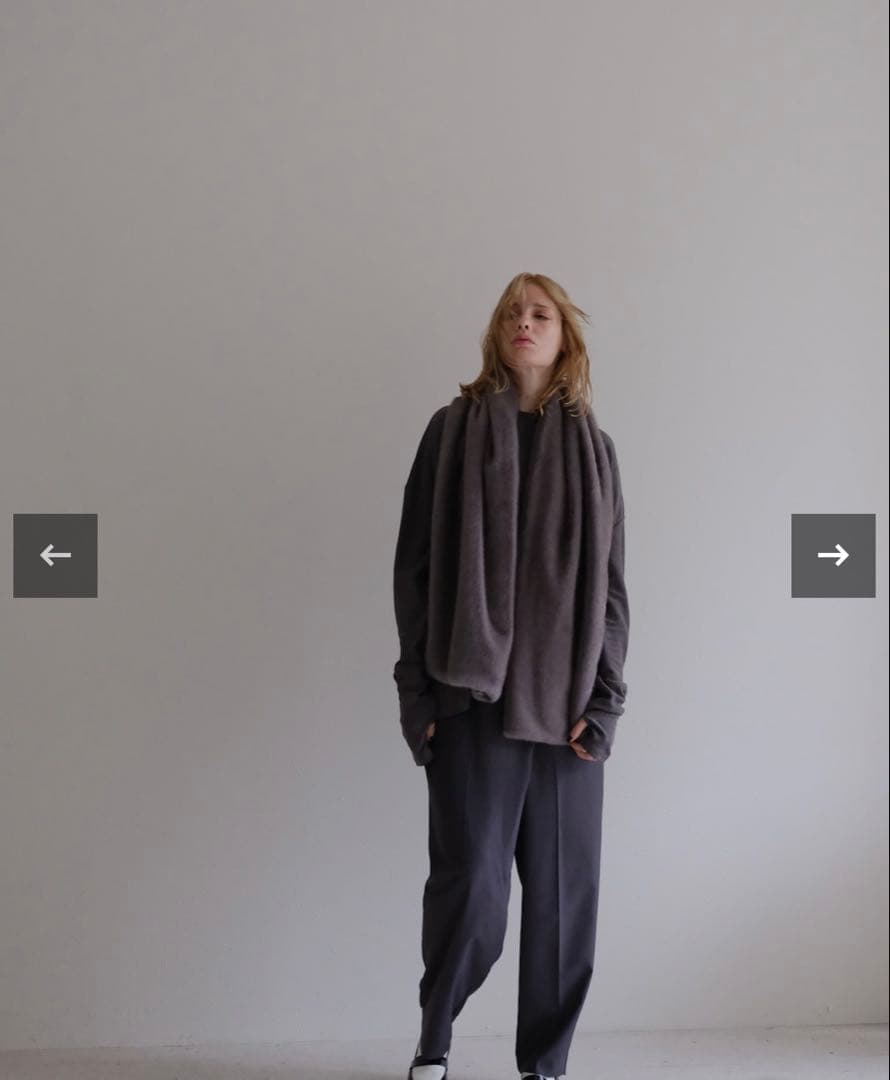 ella selectshop エラ ecofur stole gray