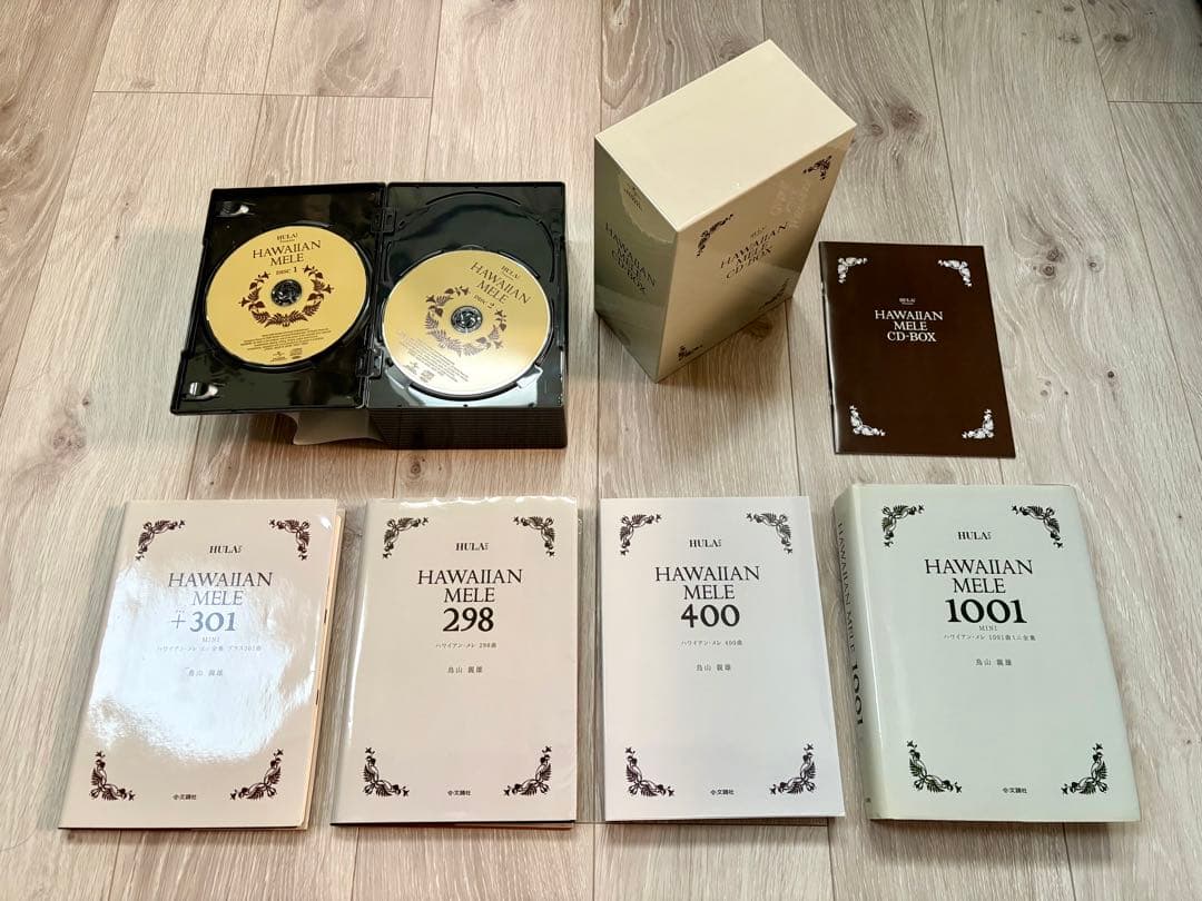 新品 ハワイアン・メレ4冊+ CD30枚セット298、+301、400、1001