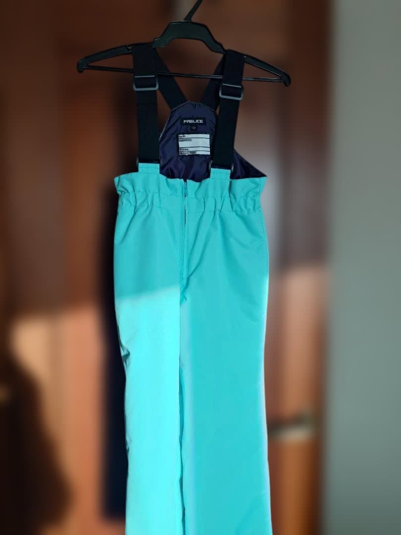 新品未使用　FABLICE スキーウェア 上下　120オレンジ/ライトグリーン