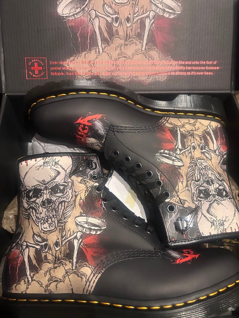 Dr.Martens×メタリカ 8ホールブーツ 1460 ドクターマーチン