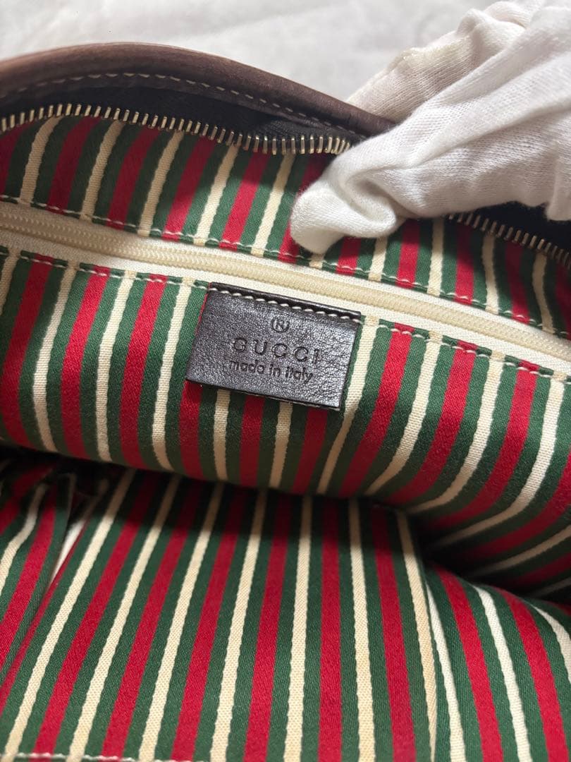 グッチ ニューブリット クロスボディ ショルダーバッグ GGキャンバス