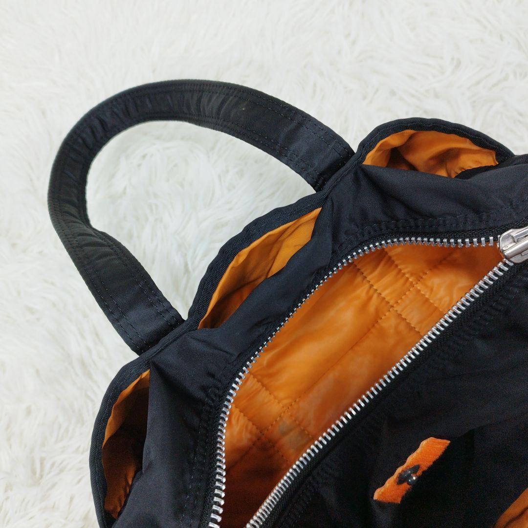 ✨美品✨ ポーター タンカー ドラムバッグ ミニボストンバッグ 黒 ナイロン