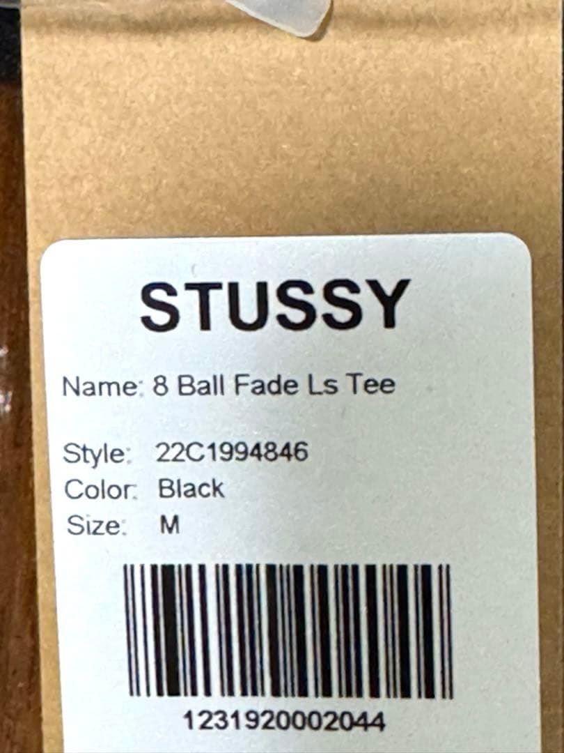 Stussy 22AW 8 Ball Fade L/S Tee Mサイズ