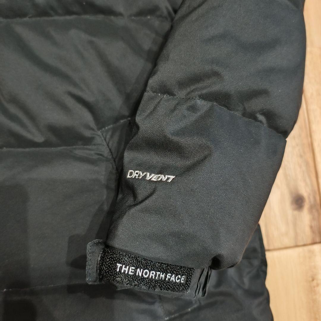 希少　大人気　ノースフェイス　ロング　ダウンジャケット　140サイズ　ブラック