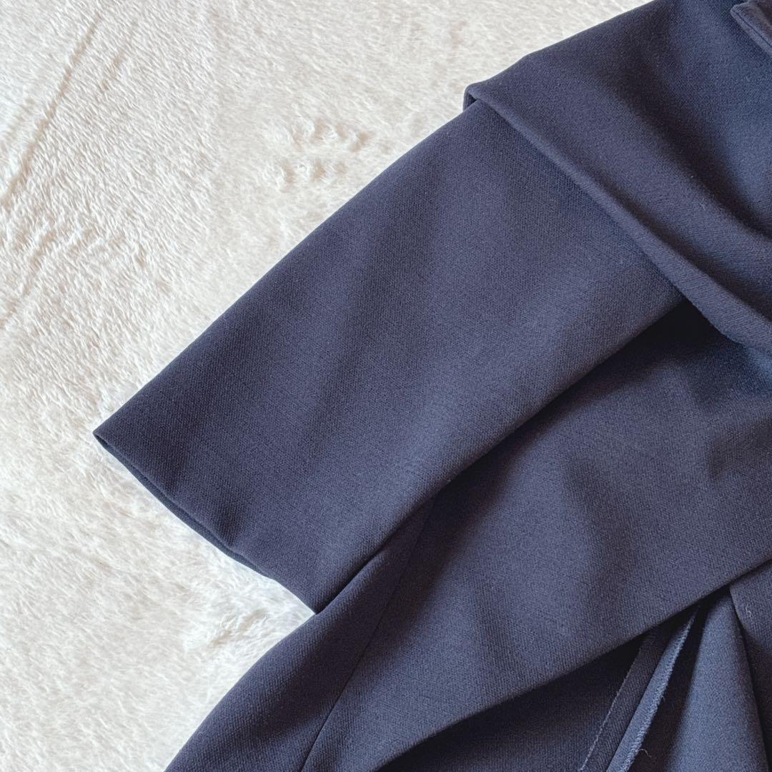 [超美品]ENFORDエンフォルド 変形ウールジャケット アシンメ