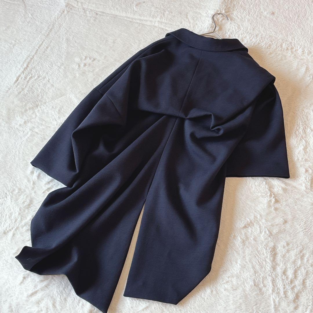 [超美品]ENFORDエンフォルド 変形ウールジャケット アシンメ