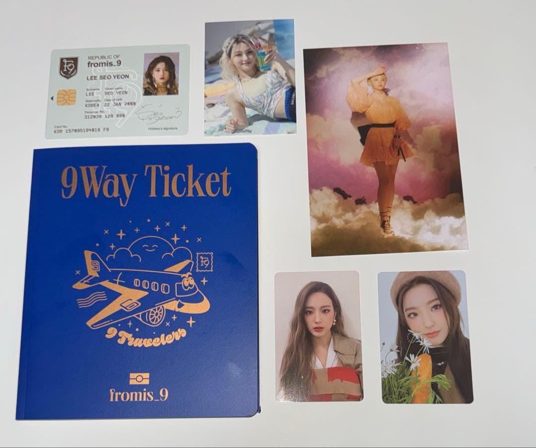 fromis_9 CD4種10枚　直筆サイン特典、フォトカード、ポスター付