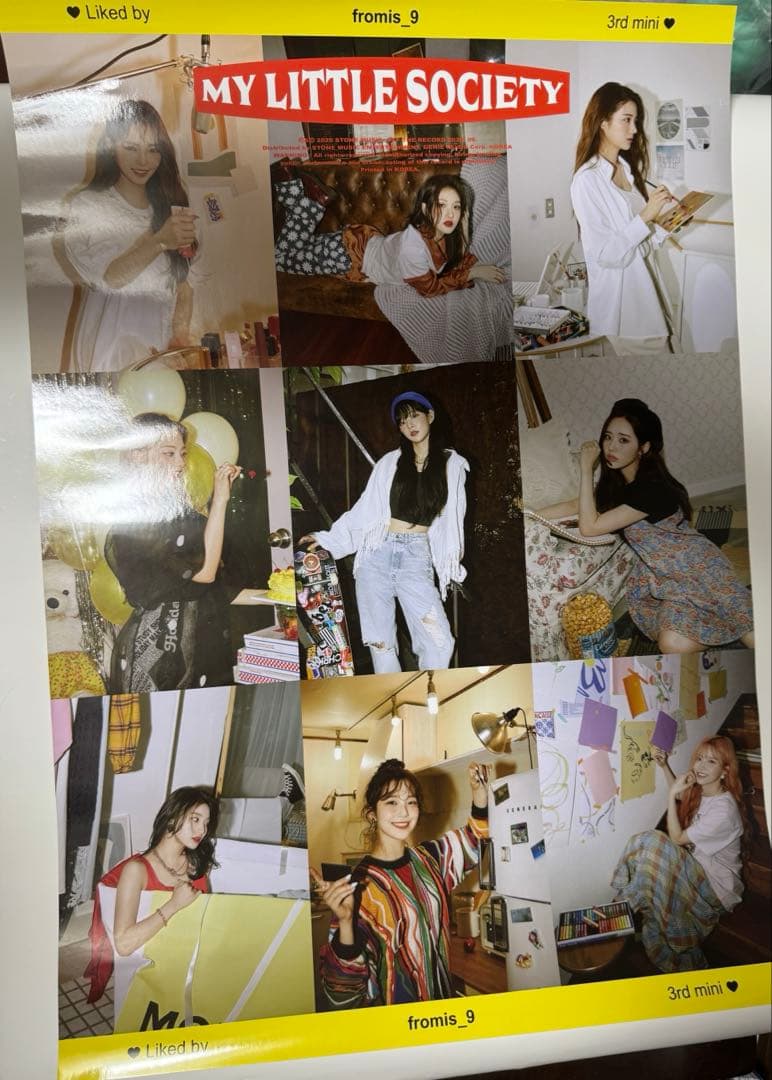 fromis_9 CD4種10枚　直筆サイン特典、フォトカード、ポスター付