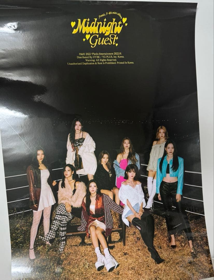 fromis_9 CD4種10枚　直筆サイン特典、フォトカード、ポスター付