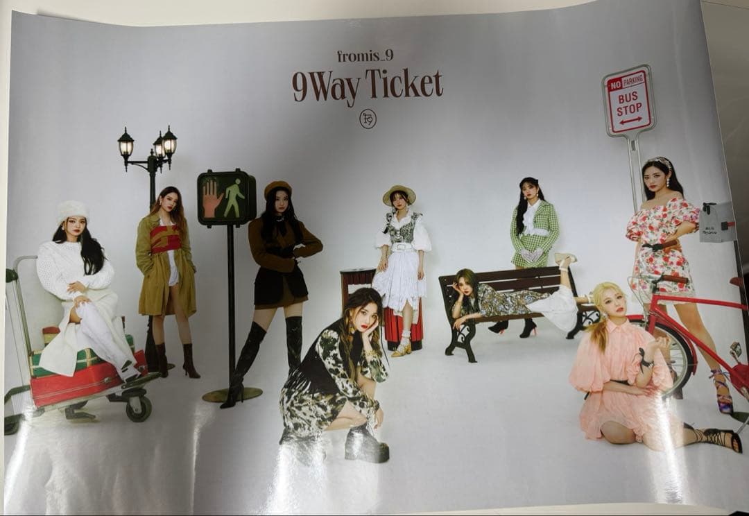 fromis_9 CD4種10枚　直筆サイン特典、フォトカード、ポスター付