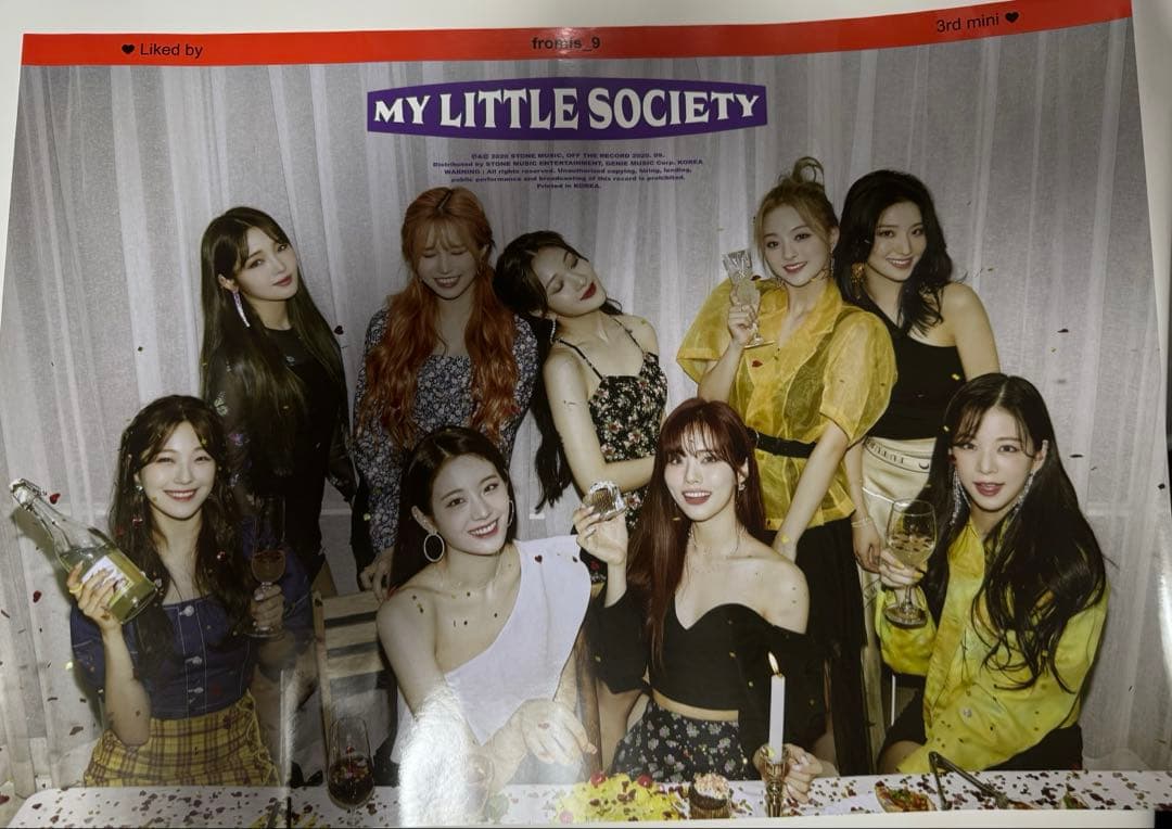 fromis_9 CD4種10枚　直筆サイン特典、フォトカード、ポスター付