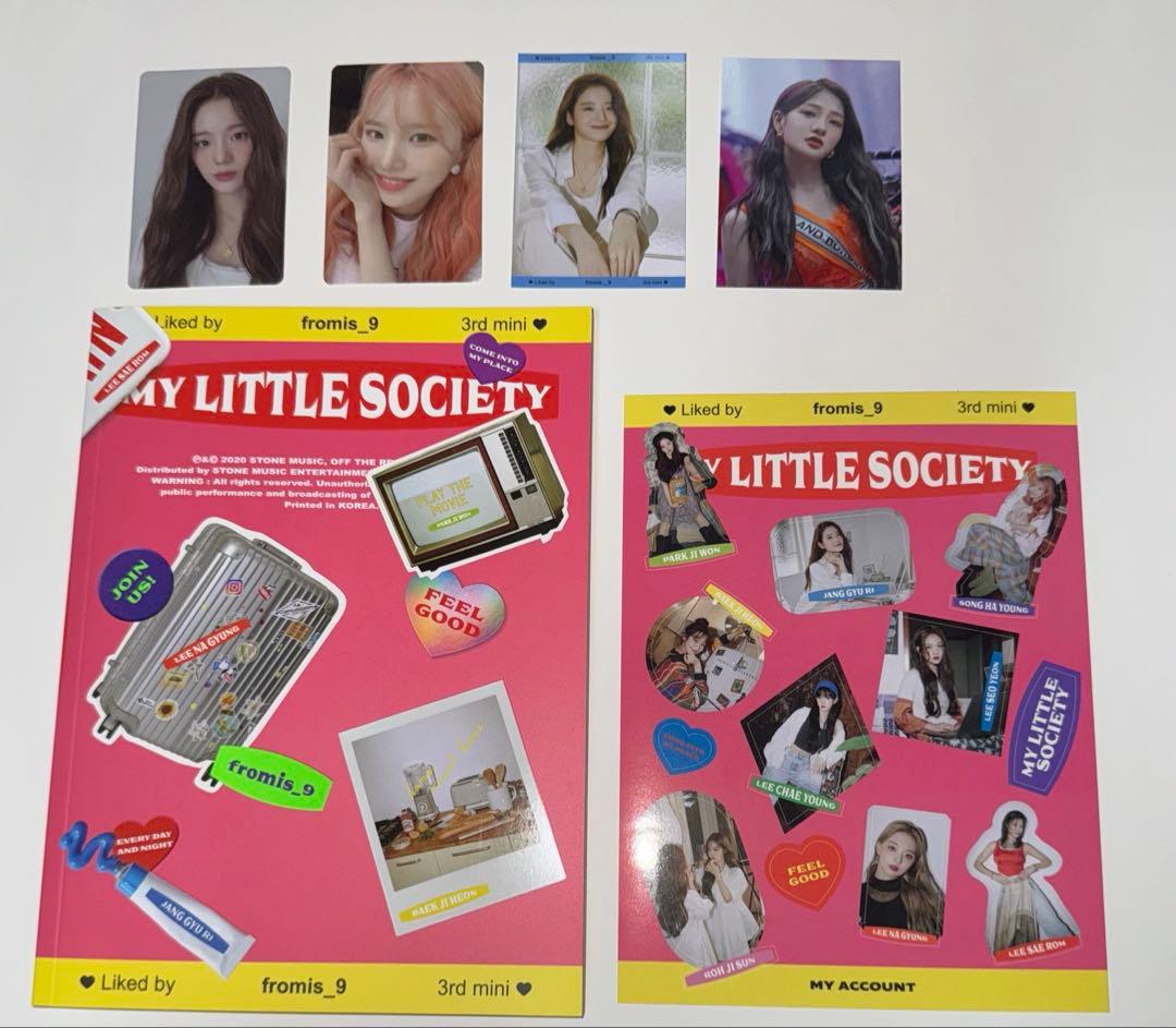 fromis_9 CD4種10枚　直筆サイン特典、フォトカード、ポスター付