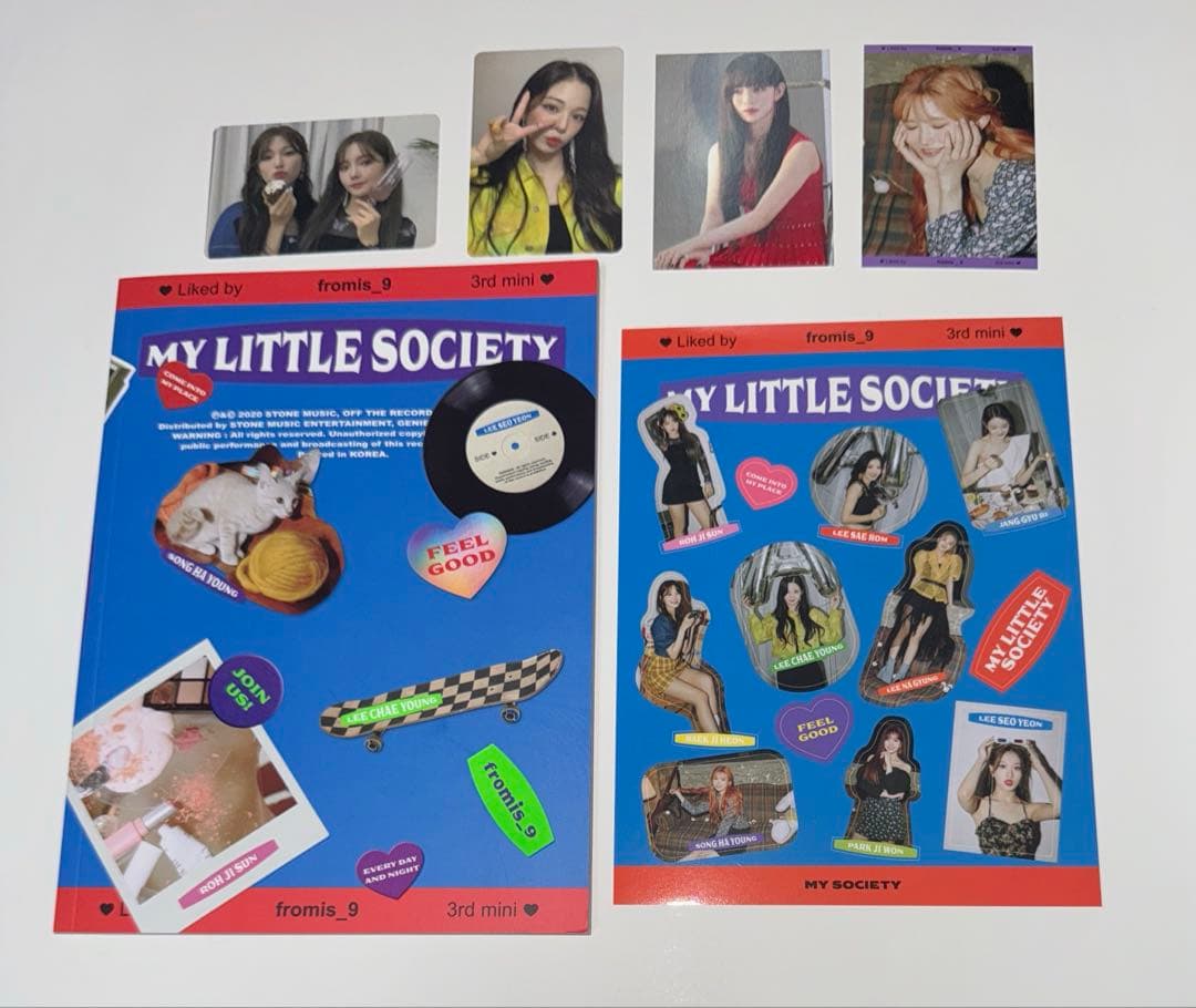 fromis_9 CD4種10枚　直筆サイン特典、フォトカード、ポスター付