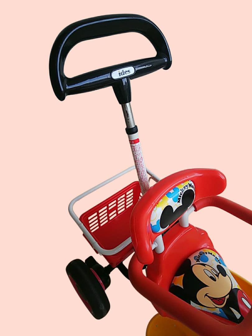 三輪車 アイデス ミッキーマウス ミッキー 赤 レッド
