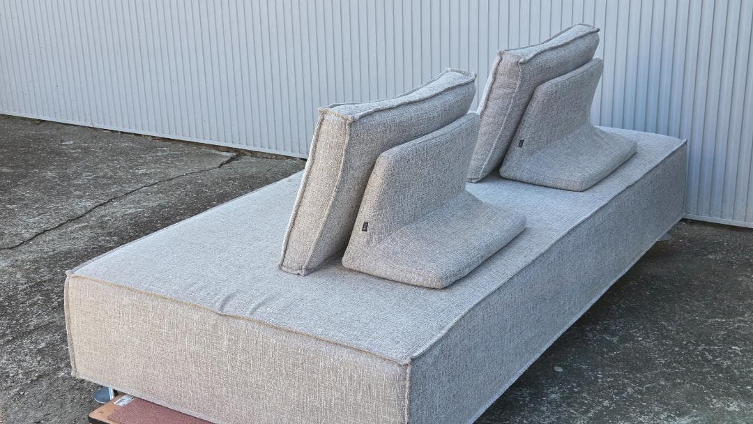 SPIGA+VALENTINEスピガバレンタイン3Pアームレスソファ直接引取歓迎