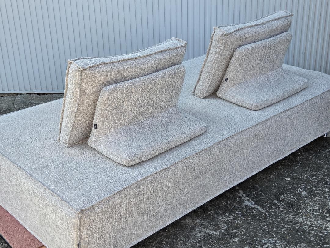 SPIGA+VALENTINEスピガバレンタイン3Pアームレスソファ直接引取歓迎