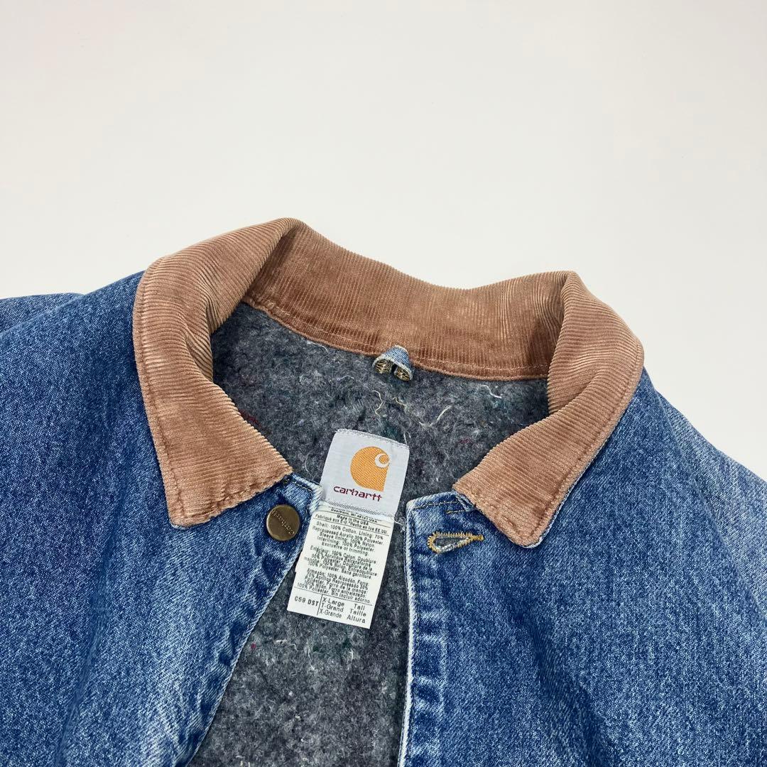 90s カーハート カバーオール ミシガン チョアコート XL アメリカ製 古着