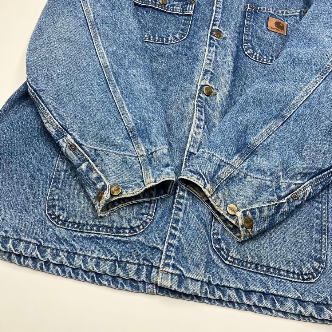 90s カーハート カバーオール ミシガン チョアコート XL アメリカ製 古着