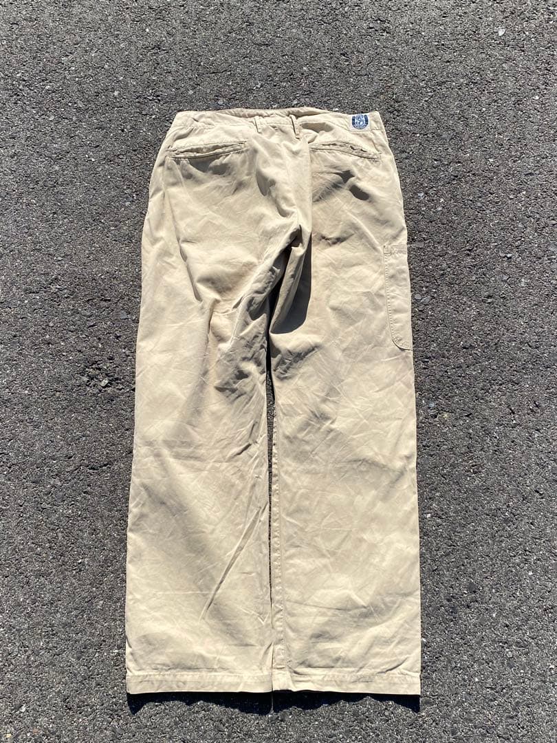 希少 OLD KAPITAL チノ ストレート パンツ archive
