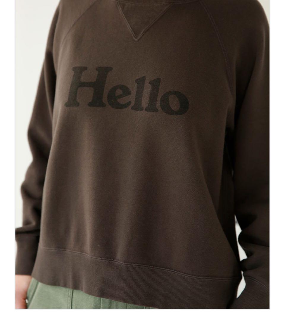 専用　現行品　MADISONBLUE Helloプリント スウェット　01
