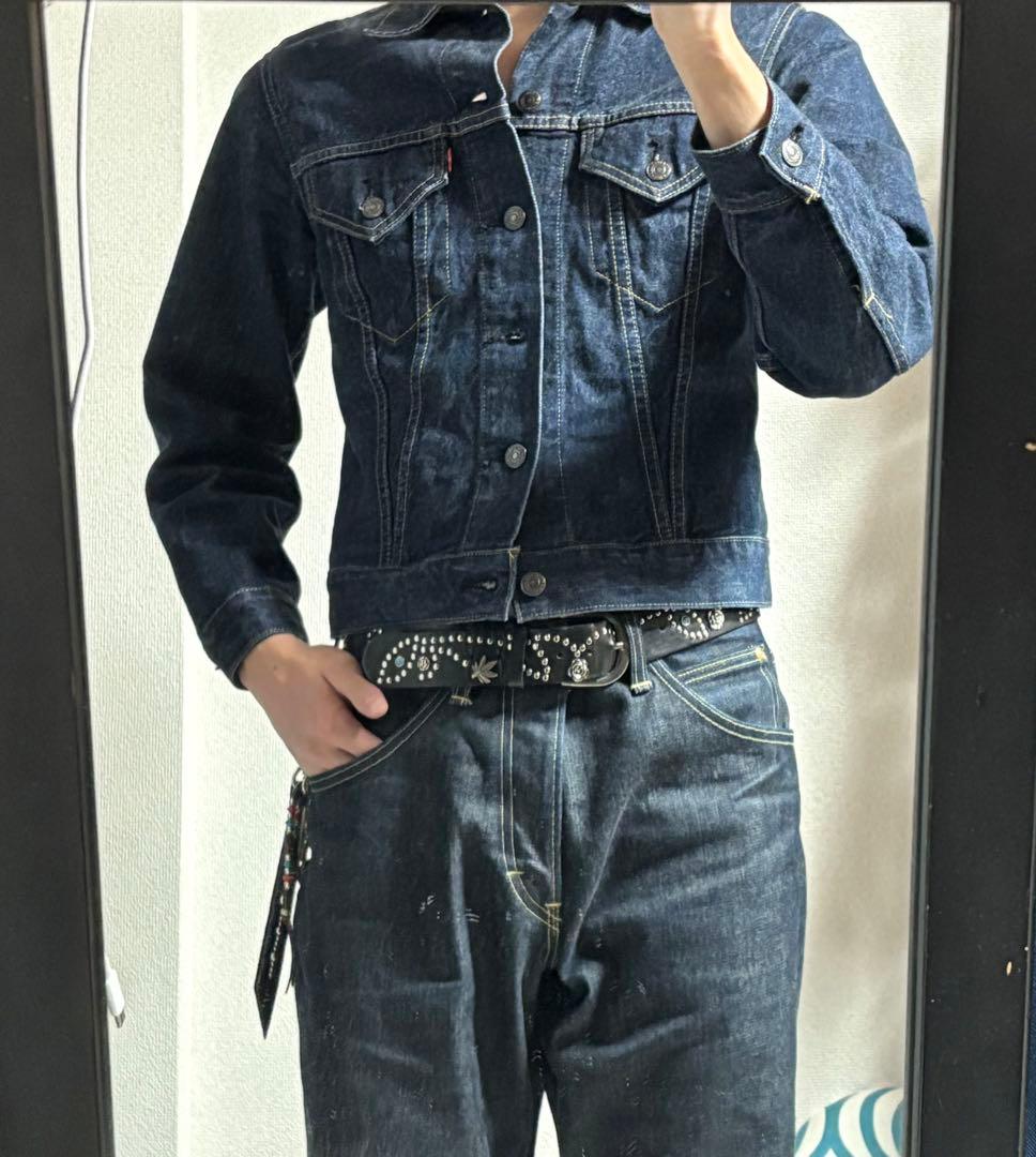 94年製Levi's 71557-02 3rd 復刻 34 濃紺 日本製