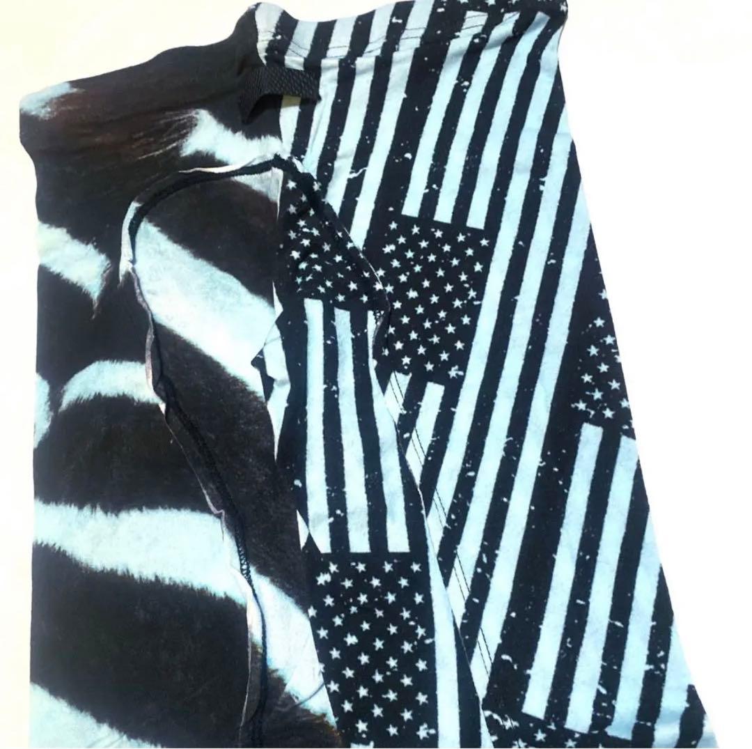 レッグウェア if six was nine LEG/LG AMERICANZEBRABLUE