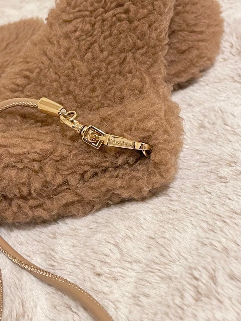 Max mara マックスマーラ　テディ　ミトン　キャメル SM