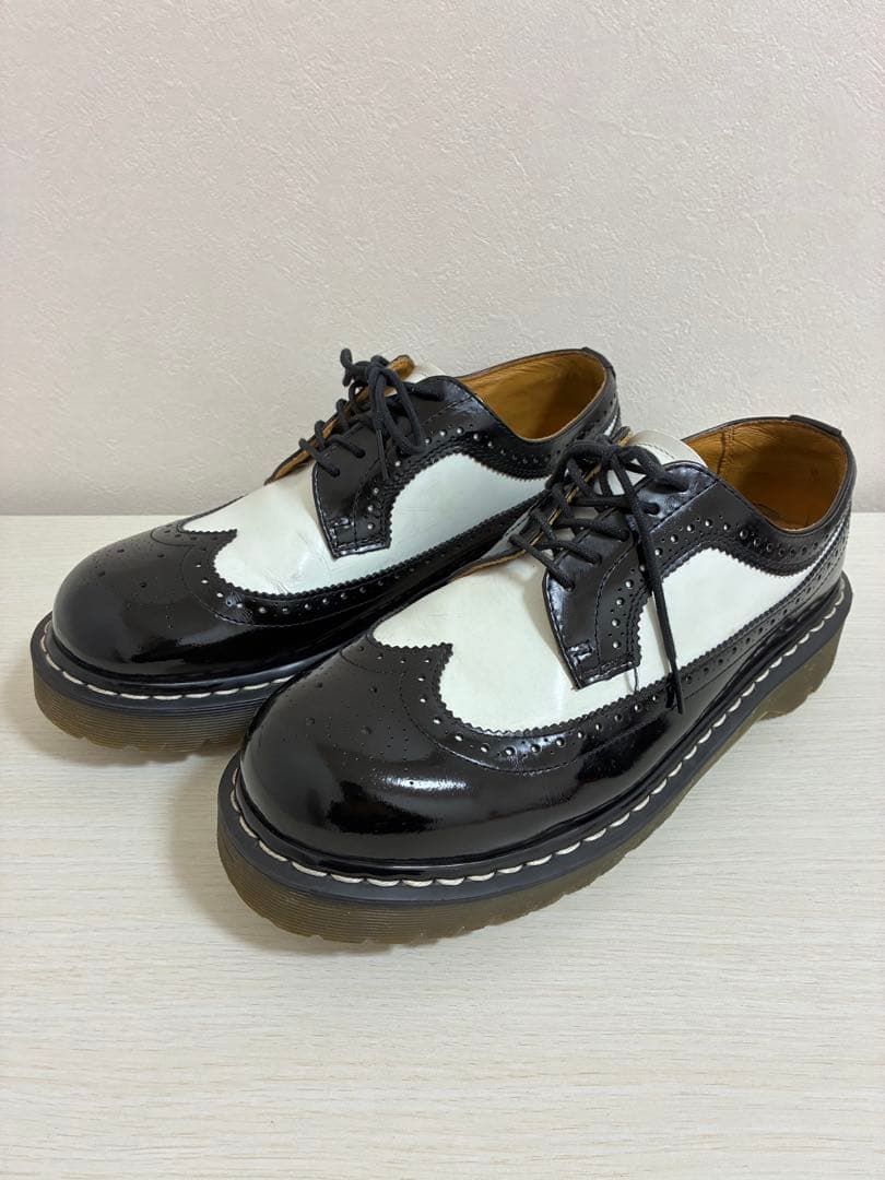 希少 ドクターマーチン ウイングチップ コンビ 英国 イングランド 生産終了品