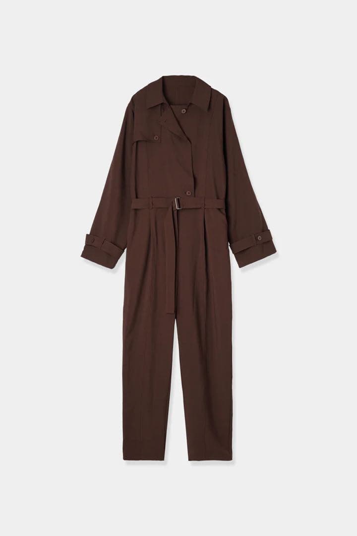 louren trench collar jumpsuit (ローレン)