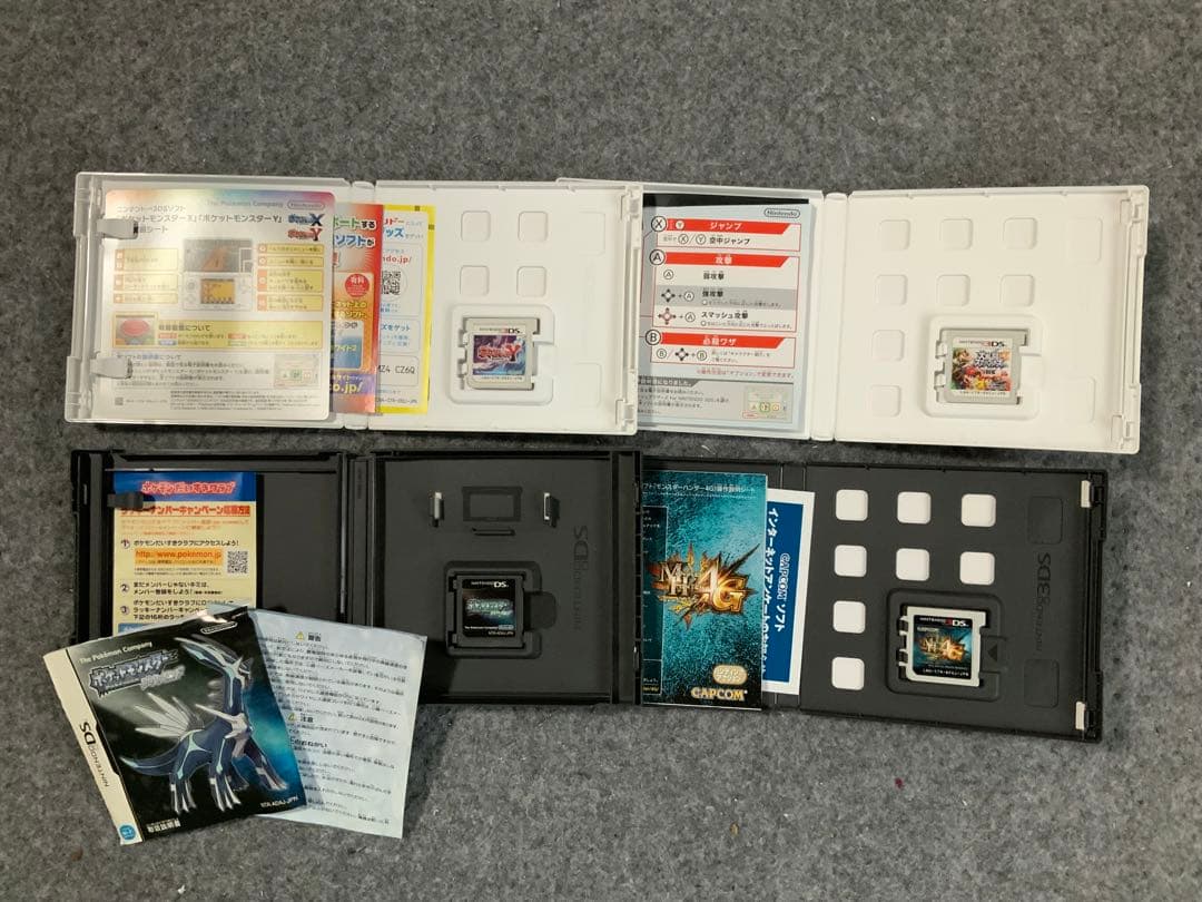 ニンテンドー3DS フレアレッド本体 ソフト4本