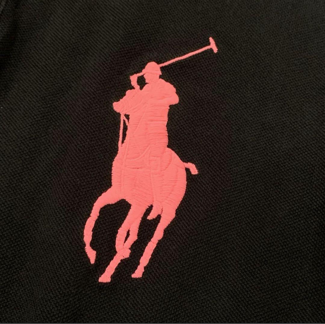 ［超希少］Polo by Ralph Lauren XL ブラック ポロシャツ