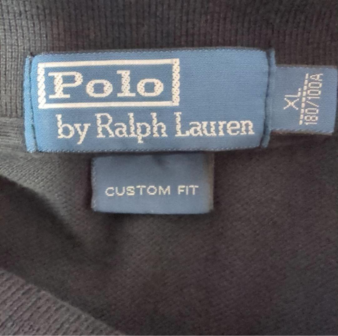 ［超希少］Polo by Ralph Lauren XL ブラック ポロシャツ