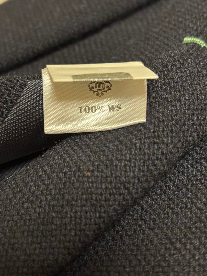 メ*4様 Luigi Borrelli カシミヤ　ネクタイ ネイビー　イタリア