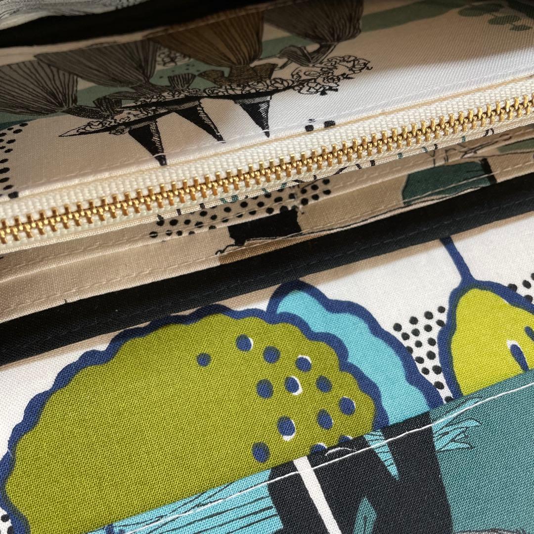 1点のみ　長財布　やりくり財布　ハンドメイド　アレキサンダーヘンリーレア生地