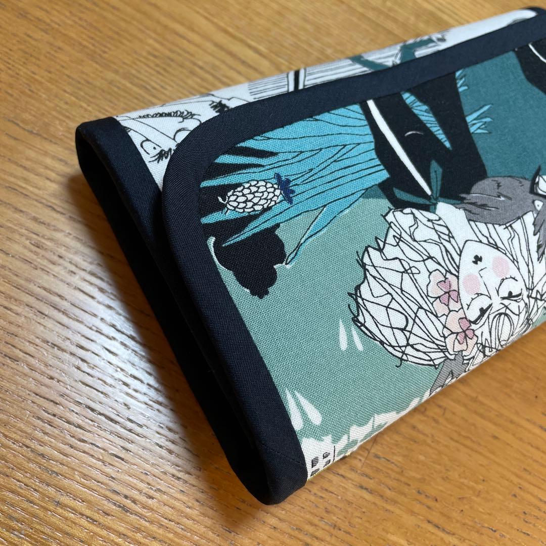 1点のみ　長財布　やりくり財布　ハンドメイド　アレキサンダーヘンリーレア生地