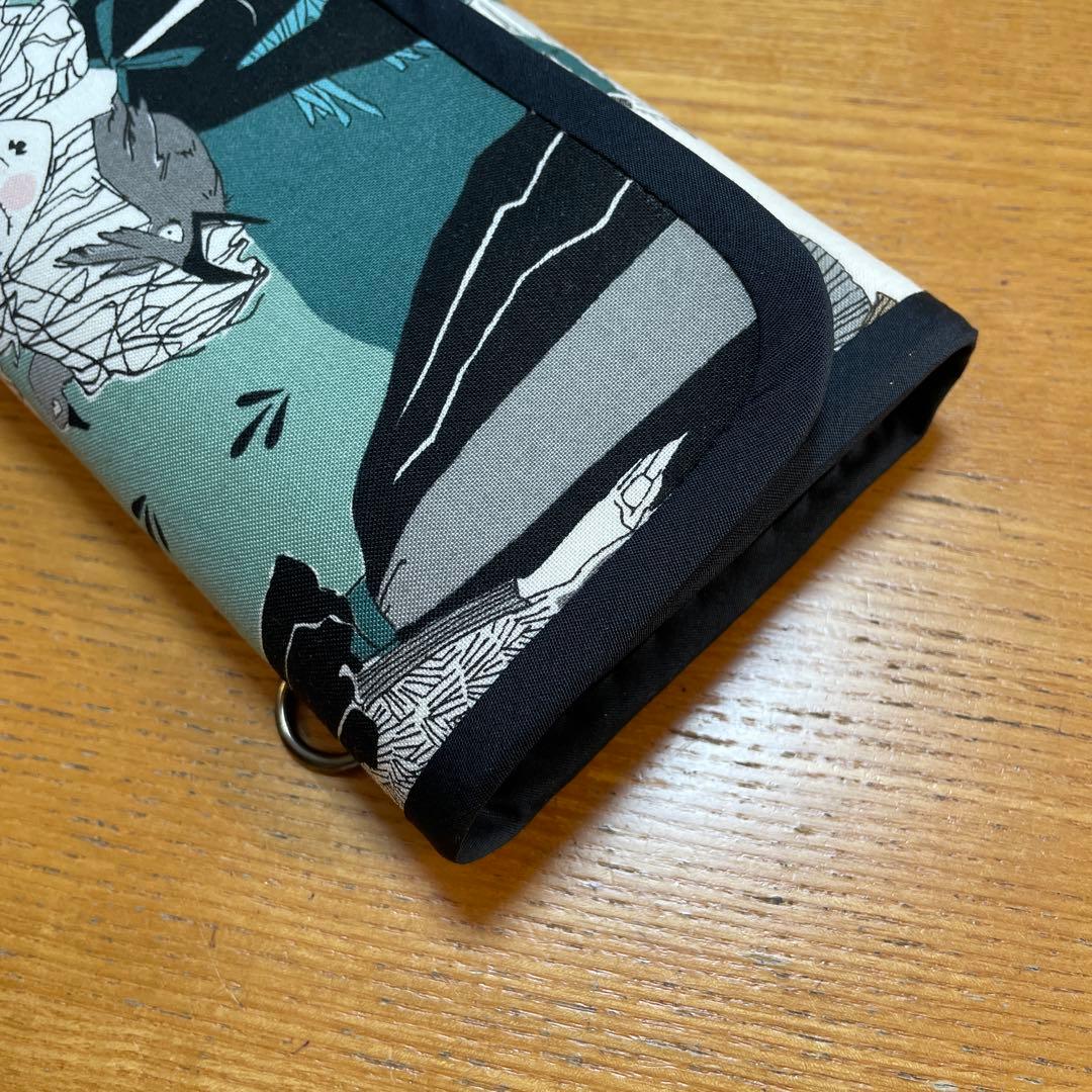 1点のみ　長財布　やりくり財布　ハンドメイド　アレキサンダーヘンリーレア生地