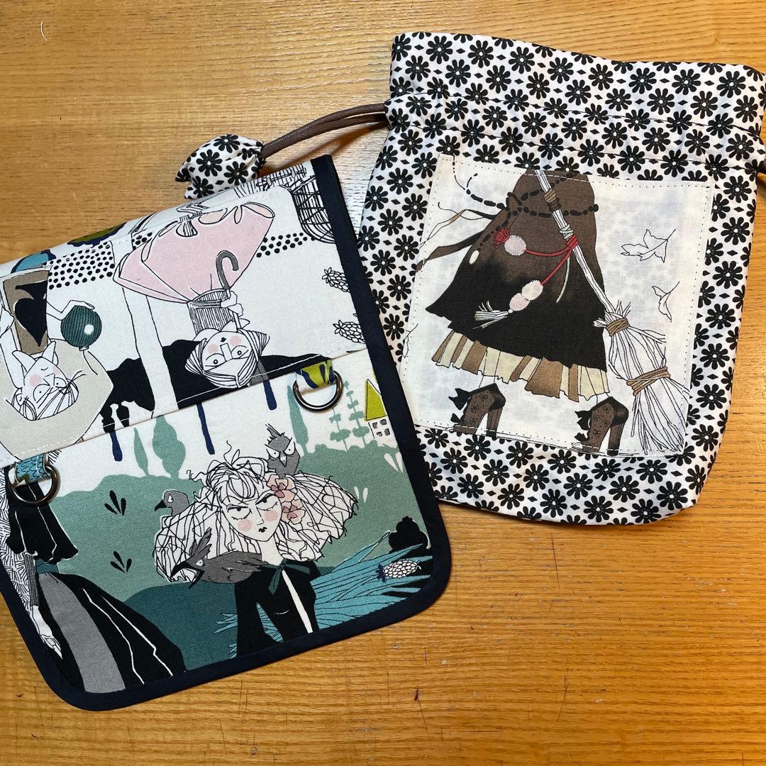 1点のみ　長財布　やりくり財布　ハンドメイド　アレキサンダーヘンリーレア生地