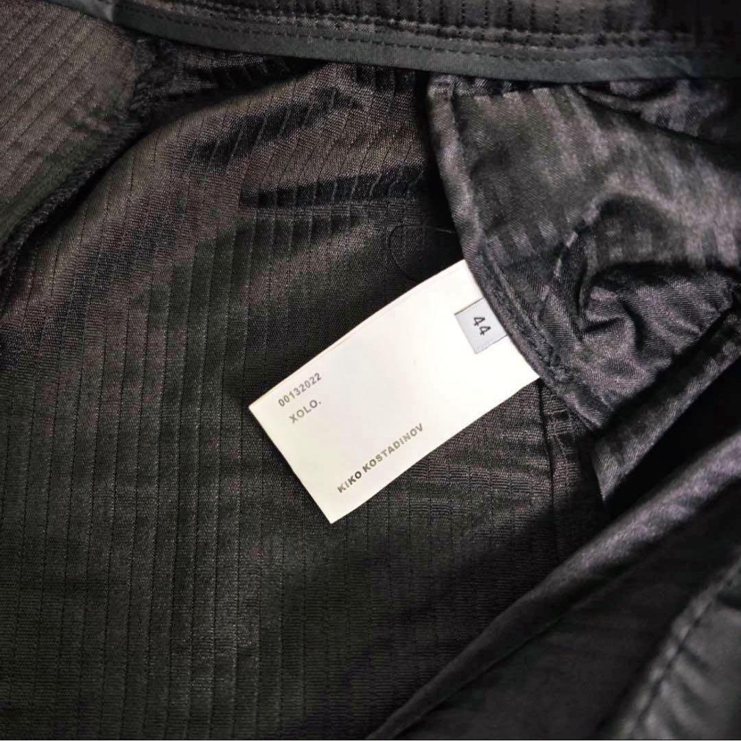 Kiko kostadinov ビジュー付き黒ワイドパンツ トラウザー 44