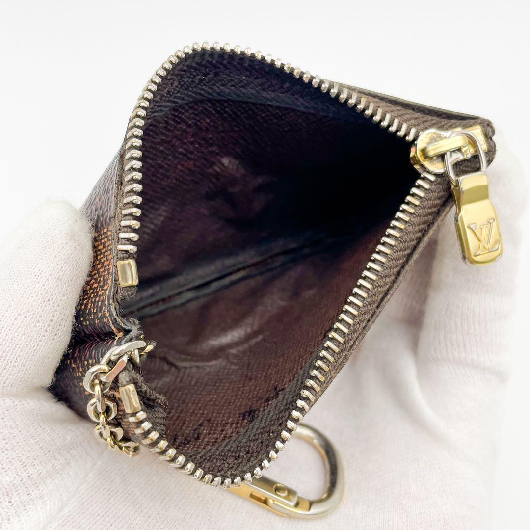 【極上美品】ルイヴィトン ダミエ ポシェットクレ ケース キーケース