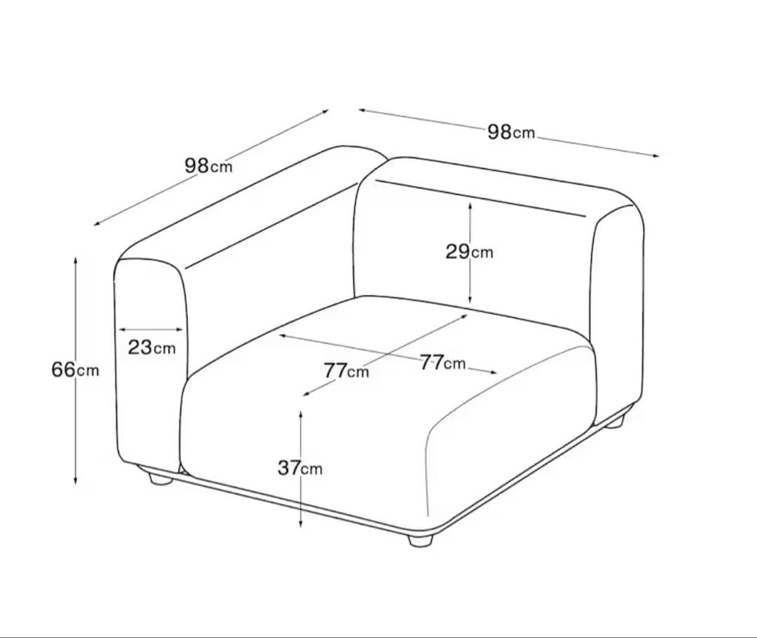 モンブラン　格安　無印良品 ユニットソファ 大　カバー付き