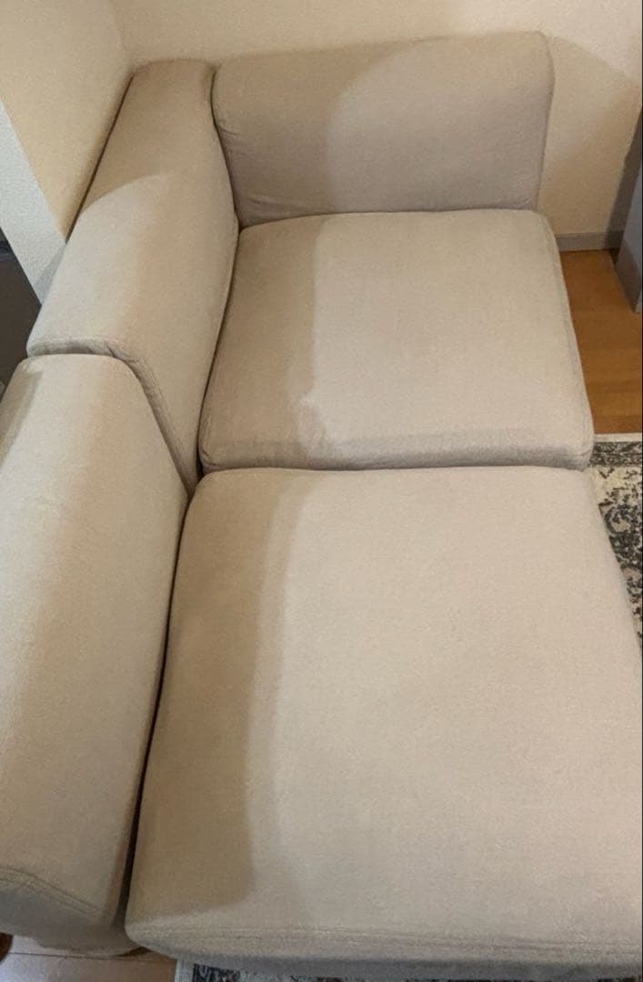 モンブラン　格安　無印良品 ユニットソファ 大　カバー付き