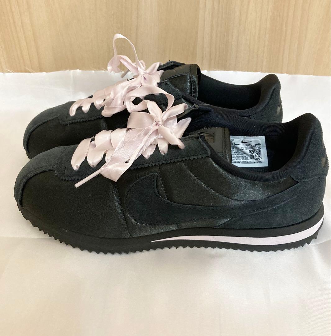 Nike ブラック ウィメンズ コルテッツ UK5 24.5cm
