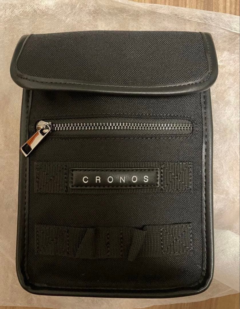 CRONOS compact shoulder BAG【BLACK】