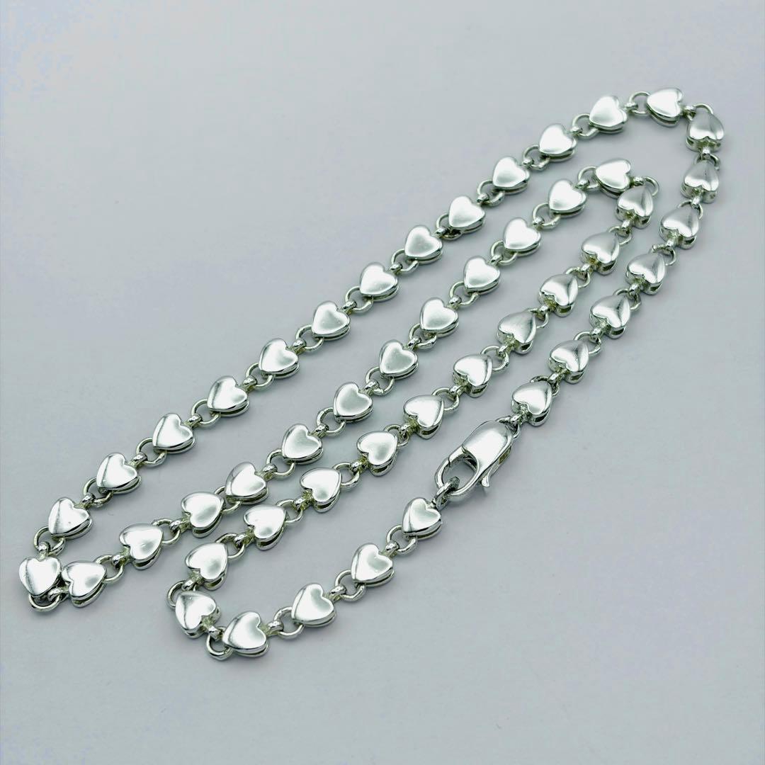 美品 オールドティファニー パフハート ネックレス シルバー925