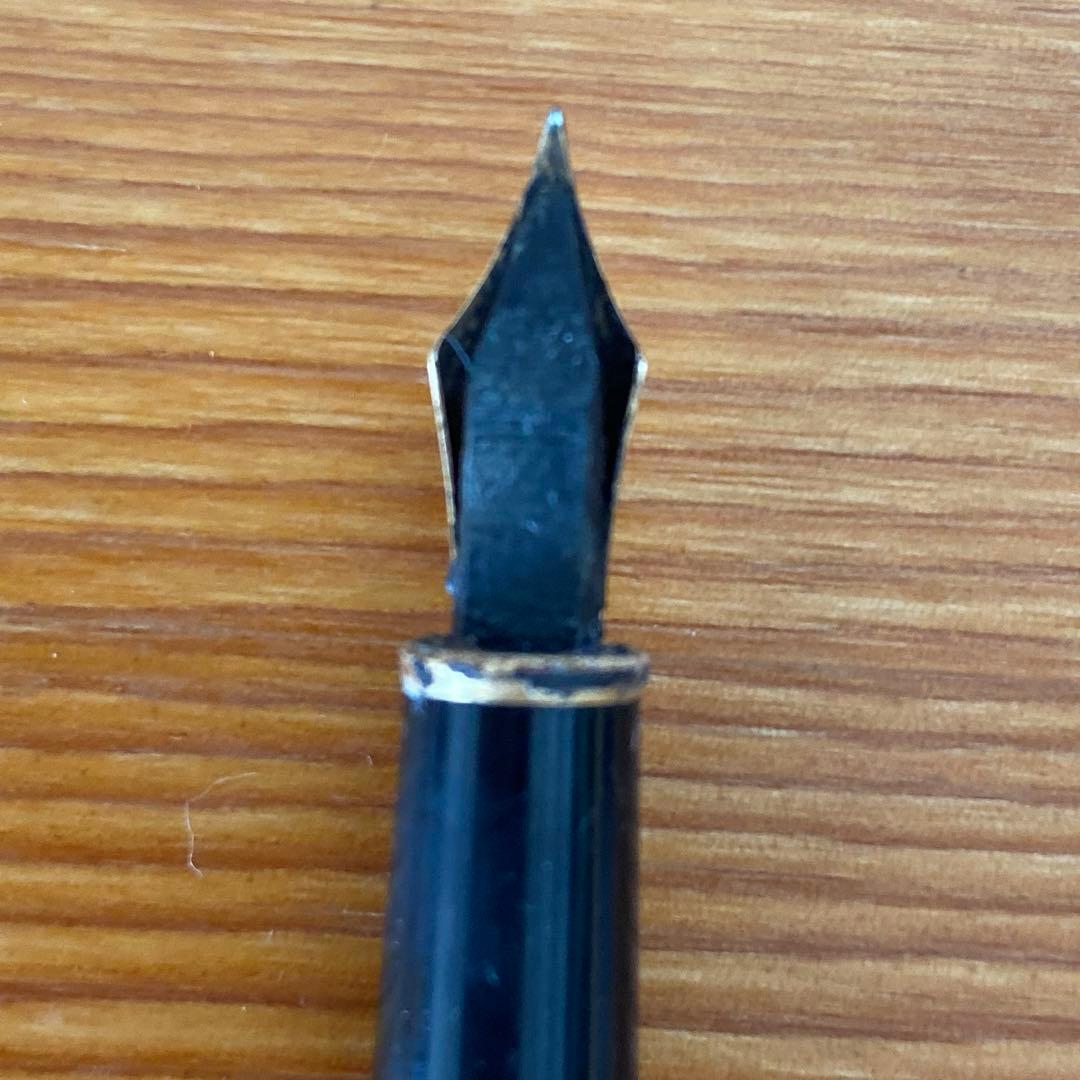 kankan 黒　万年筆 金先 MONTBLANC 14K モンブラン