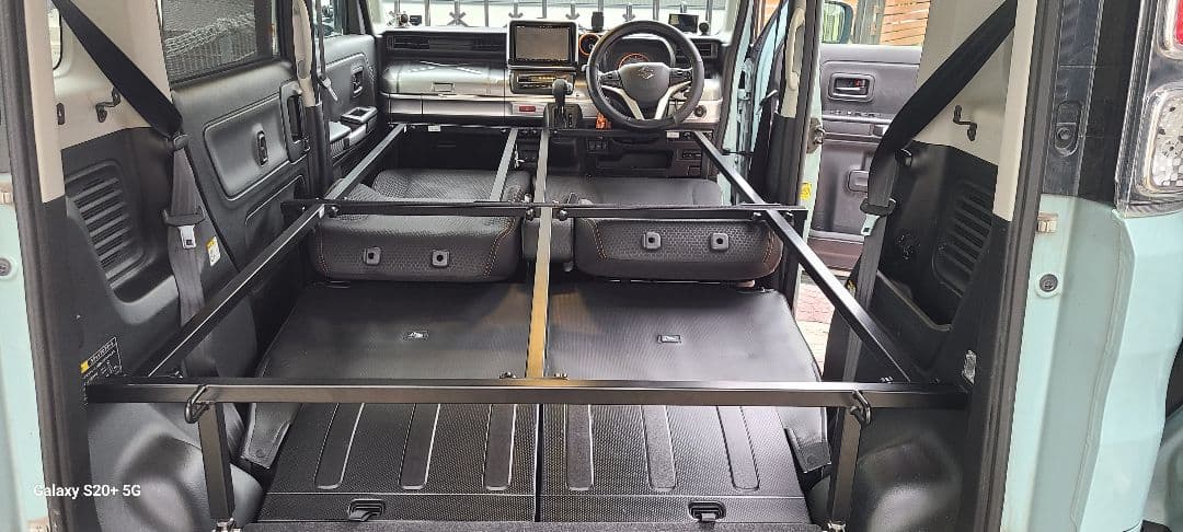 スペーシアMK53S専用ベッドキット.レザータイプ引き取り限定