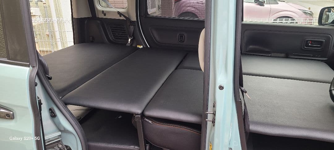 スペーシアMK53S専用ベッドキット.レザータイプ引き取り限定