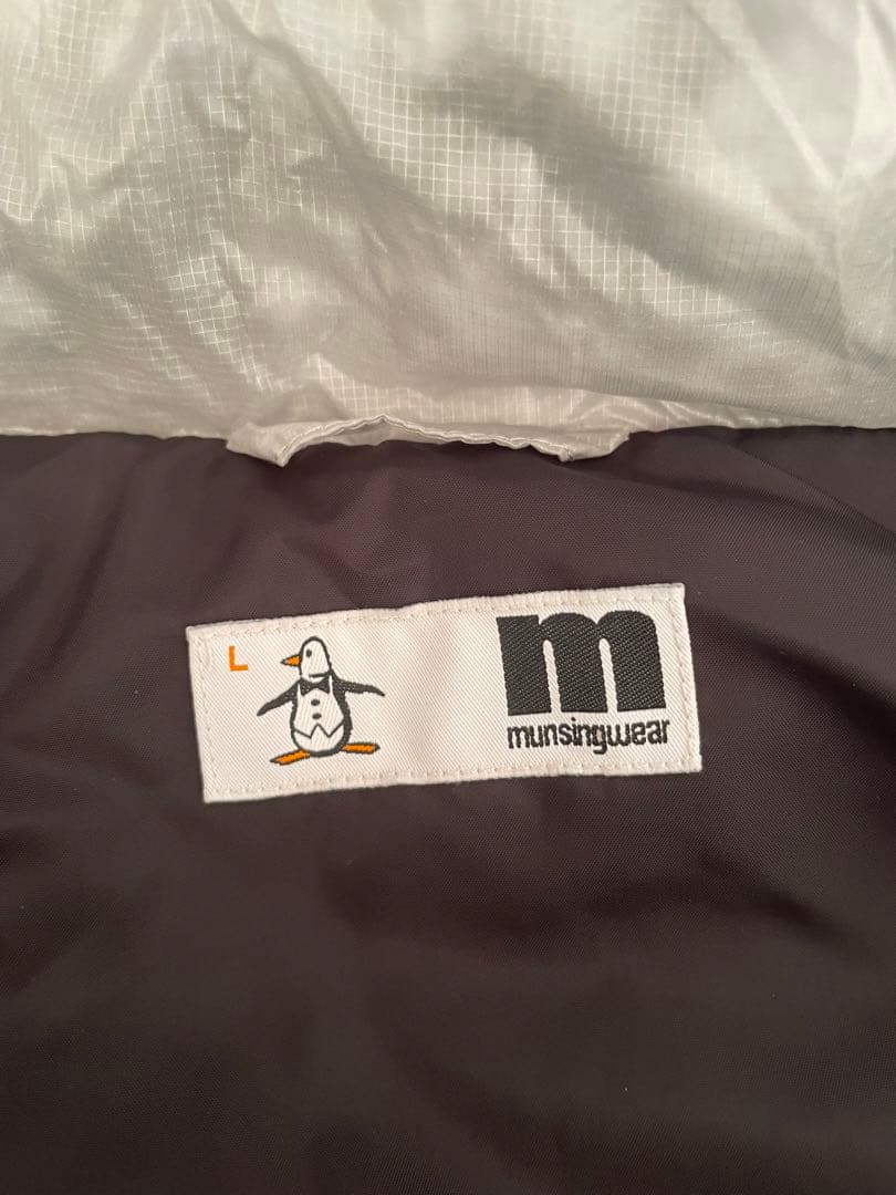 【週末値下げ】マンシングウェア　ダウンベスト Lサイズ