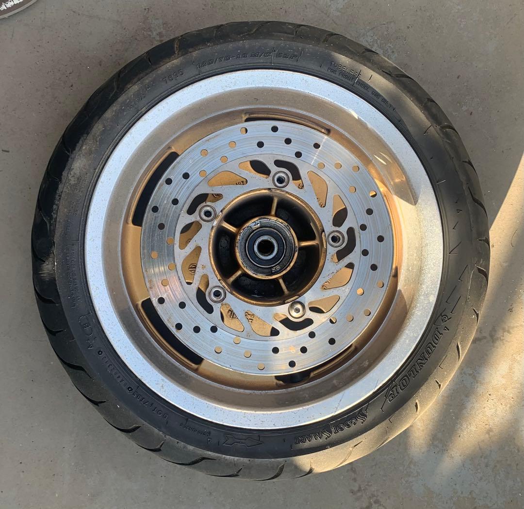 マグザム　フロントホイール　17 21 カスタム